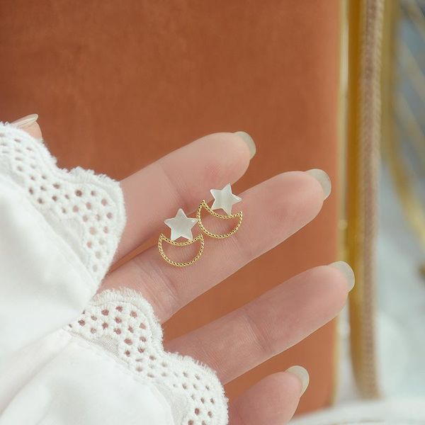 stud xinbada fashion jewelry star hollow moon simple and small opal cute daily earrings for woman ins selling earring, Golden;silver
stud xinbada fashion jewelry star hollow moon simple and small opal cute daily earrings for woman ins selling earring, Golden;silver