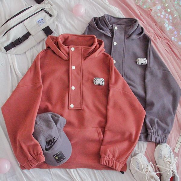 women's hoodies & sweatshirts autumn winter plus cashmere hooded women korean loose harajuku ins thicken pullover girl student outer, Black
women's hoodies & sweatshirts autumn winter plus cashmere hooded women korean loose harajuku ins thicken pullover girl student outer, Black
