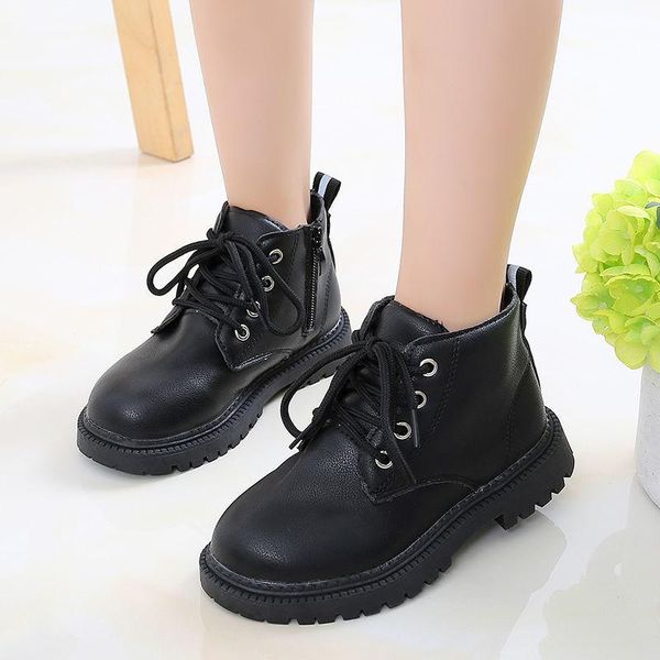 boots children' 2021 girls'boots spring and autumn british boys'booties warm medium-size leather, Black;grey
boots children' 2021 girls'boots spring and autumn british boys'booties warm medium-size leather, Black;grey