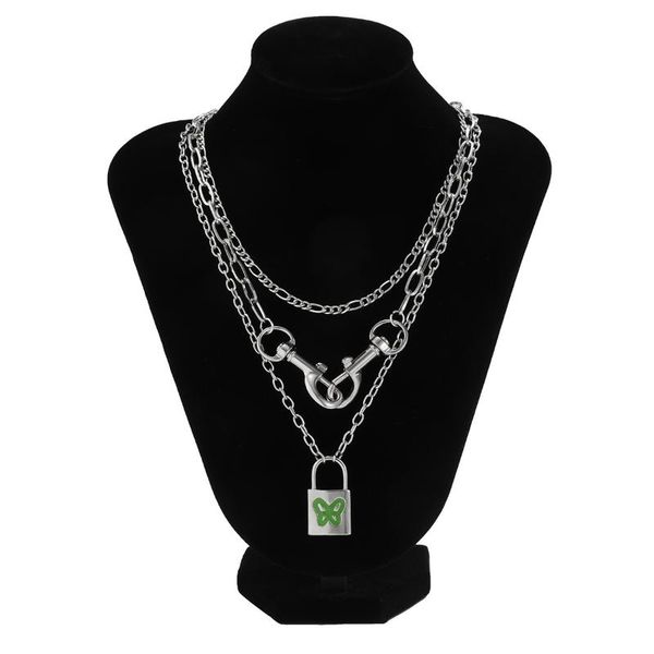 chains butterfly lock gothic necklace accessories 2021 fashion jewelry chain punk geometric personality hip hop, Silver
chains butterfly lock gothic necklace accessories 2021 fashion jewelry chain punk geometric personality hip hop, Silver
