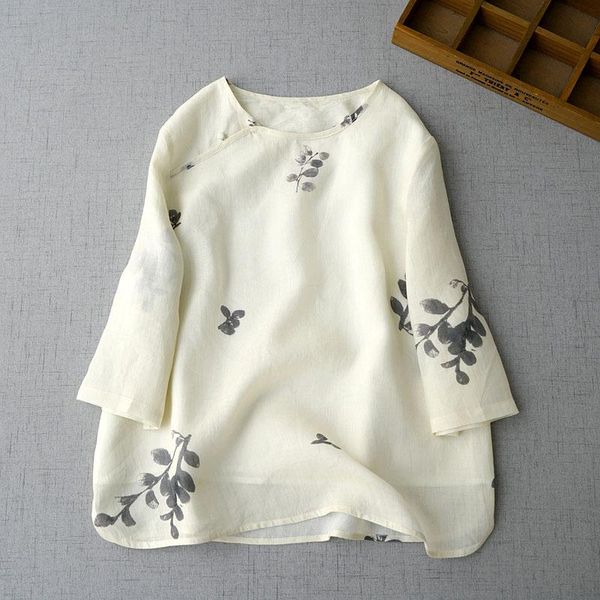 ethnic clothing summer women all-match loose chinese style buttons floral print comfortable water washed thin ramie pullover shirts/blo, Red
ethnic clothing summer women all-match loose chinese style buttons floral print comfortable water washed thin ramie pullover shirts/blo, Red