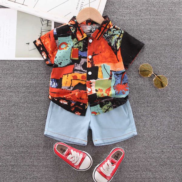 boys summer sets kids clothes short sleeve shorts suits korean style cartoon printed cotton two piece set children's clothing x0802, White
boys summer sets kids clothes short sleeve shorts suits korean style cartoon printed cotton two piece set children's clothing x0802, White