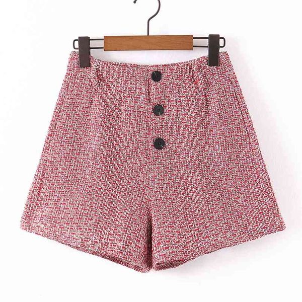 sweet tweed shorts women fashion buttons short female chic loose straight casual girls streetwear 210531, White;black
sweet tweed shorts women fashion buttons short female chic loose straight casual girls streetwear 210531, White;black