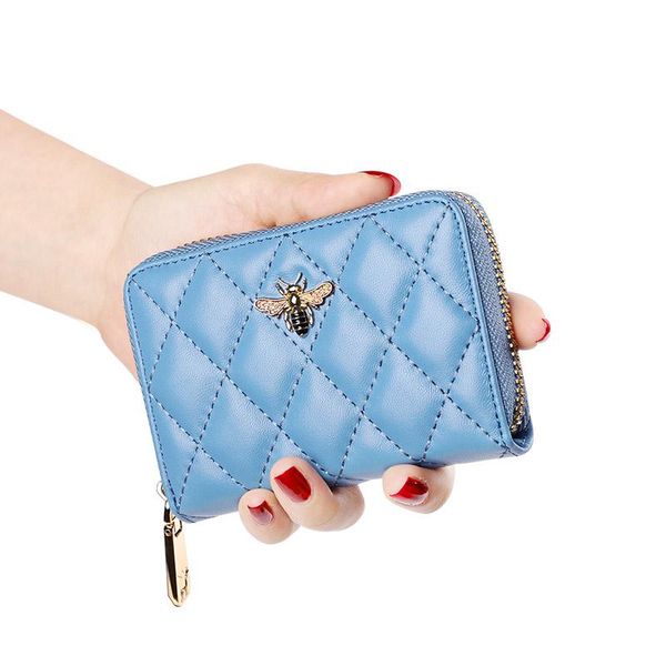 card holders leather mini women's holder light and fashionable small wallet large capacity bag, Brown;gray
card holders leather mini women's holder light and fashionable small wallet large capacity bag, Brown;gray