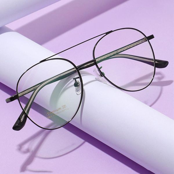 fashion sunglasses frames oeyeyeo metal double beam wide-rim eyeglasses men's retro optical frame ladies to simple literary and fresh e, Black
fashion sunglasses frames oeyeyeo metal double beam wide-rim eyeglasses men's retro optical frame ladies to simple literary and fresh e, Black