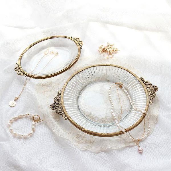 dishes & plates french retro copper strip glass tray afternoon tea pastry dish cake brass mirror decorative plate
dishes & plates french retro copper strip glass tray afternoon tea pastry dish cake brass mirror decorative plate