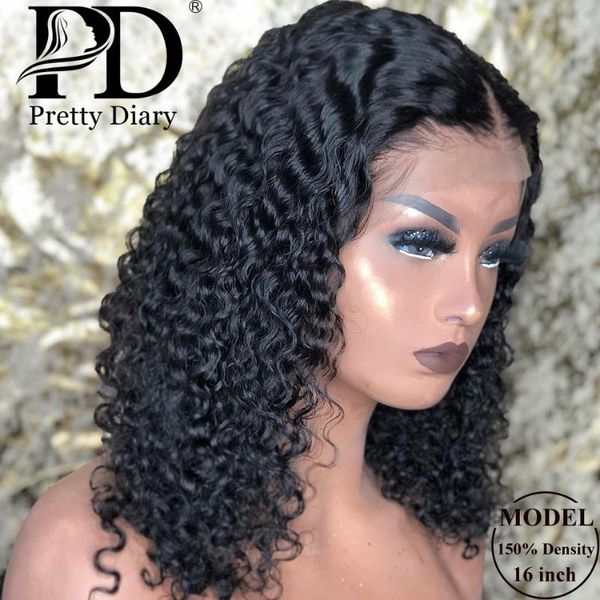 lace wigs brazilian deep wave human hair 4x4 closure wig natural hairline remy afro short bob jerry curly 13x4 frontal, Black;brown
lace wigs brazilian deep wave human hair 4x4 closure wig natural hairline remy afro short bob jerry curly 13x4 frontal, Black;brown