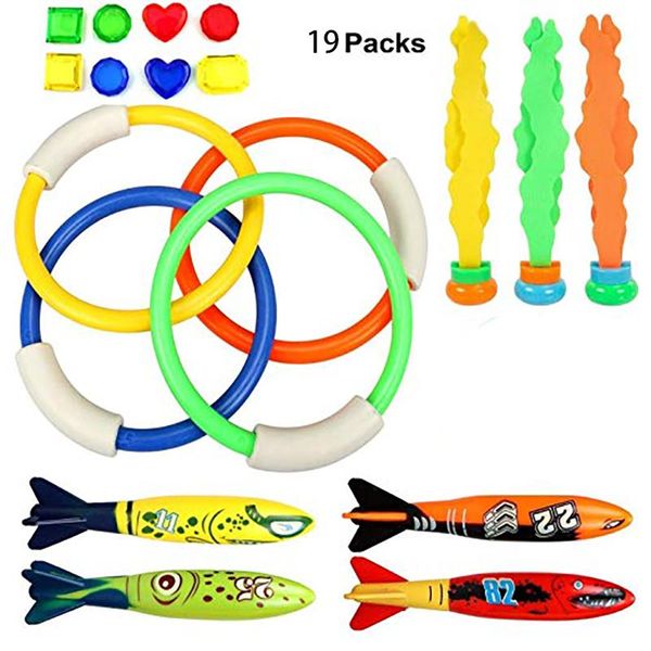pool & accessories 19pcs diving toy underwater outdoor beach swimming colorful dive set types cultivating sports baby learning
pool & accessories 19pcs diving toy underwater outdoor beach swimming colorful dive set types cultivating sports baby learning