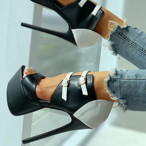 dress shoes doratasia brand extreme fetish high heels woman plus size 42 drop ship platform party summer sandals, Black
dress shoes doratasia brand extreme fetish high heels woman plus size 42 drop ship platform party summer sandals, Black