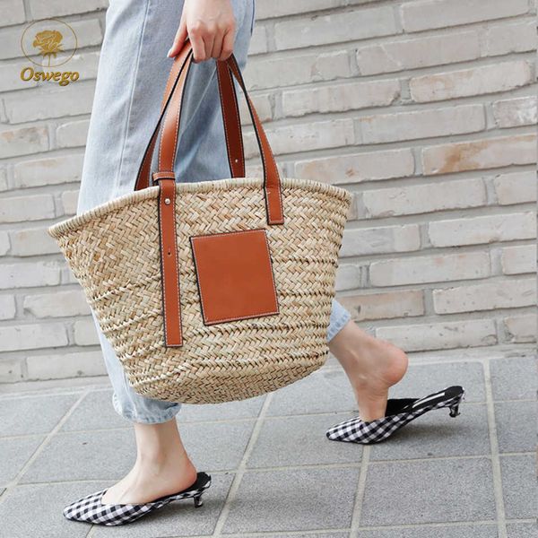 luxury fashion oswego brand handbag large capacity woven straw bag summer travel shopping bohemia rattan shoulder beach women ladies bags, Black;red
luxury fashion oswego brand handbag large capacity woven straw bag summer travel shopping bohemia rattan shoulder beach women ladies bags, Black;red