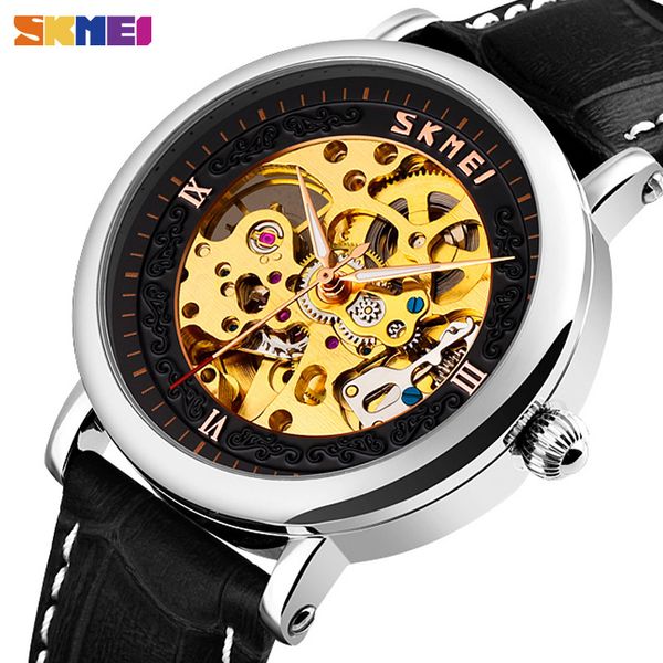 new skmei automatic clock men mechanical simple hollow large iron plate waterproof leather tape male relogio masculino, Slivery;brown
new skmei automatic clock men mechanical simple hollow large iron plate waterproof leather tape male relogio masculino, Slivery;brown