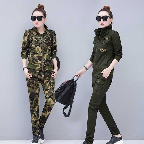 conjunto feminino women's cotton military camouflage army green two piece 3xl plus size sets for women surevetement femme 210625, White
conjunto feminino women's cotton military camouflage army green two piece 3xl plus size sets for women surevetement femme 210625, White