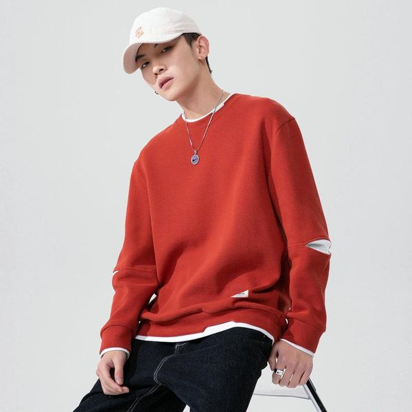 new man long sleeve o-neck bottoming sweatshirt men's plus size tracksuit, Black
new man long sleeve o-neck bottoming sweatshirt men's plus size tracksuit, Black