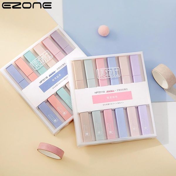 highlighters ezone 6pcs/box light color system fluorescent pen marker drawing for student school office supplies cute stationery, Black;red
highlighters ezone 6pcs/box light color system fluorescent pen marker drawing for student school office supplies cute stationery, Black;red