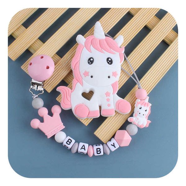 baby teether pacifier clip bpa-food grade silicone molar toy personalized chain dummy nipple holder