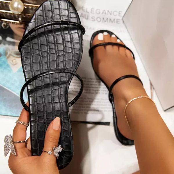 mcckle women slippers flats shoes summer female casual sandals plus size pu woman fashion leopard flip flops ladies slides beach, Black
mcckle women slippers flats shoes summer female casual sandals plus size pu woman fashion leopard flip flops ladies slides beach, Black