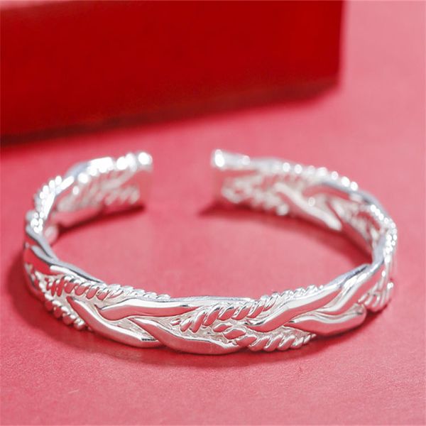 pure silver women's cuff bracelet,s999 solid twisted bracelet jewelry,young style to send girlfriend mother valentine's day gift, Black
pure silver women's cuff bracelet,s999 solid twisted bracelet jewelry,young style to send girlfriend mother valentine's day gift, Black