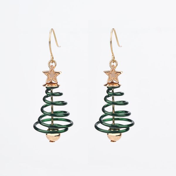 creative multilayer spring dangle earrings deer christmas hat small fresh five-pointed star fashion christmas tree women earring, Silver
creative multilayer spring dangle earrings deer christmas hat small fresh five-pointed star fashion christmas tree women earring, Silver