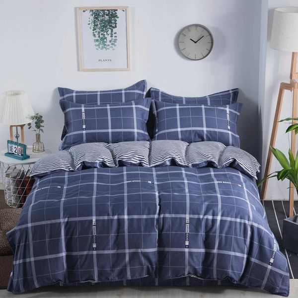 2021 grey plaid bedding sets pure cotton simple and fashion bed linen duvet cover set ab side bed sheet pillowcase cover
2021 grey plaid bedding sets pure cotton simple and fashion bed linen duvet cover set ab side bed sheet pillowcase cover