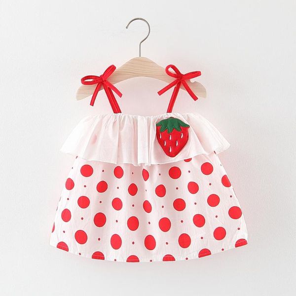 girl's dresses toddler born baby kids girls dot ruffles strap print dress princess clothes birthday party, Red;yellow
girl's dresses toddler born baby kids girls dot ruffles strap print dress princess clothes birthday party, Red;yellow