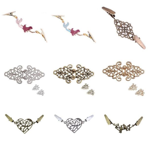 pins, brooches vintage cardigan collar clips holder duck clasp crystal shawl blouse sweater cloth shirt clip accessories, Gray
pins, brooches vintage cardigan collar clips holder duck clasp crystal shawl blouse sweater cloth shirt clip accessories, Gray