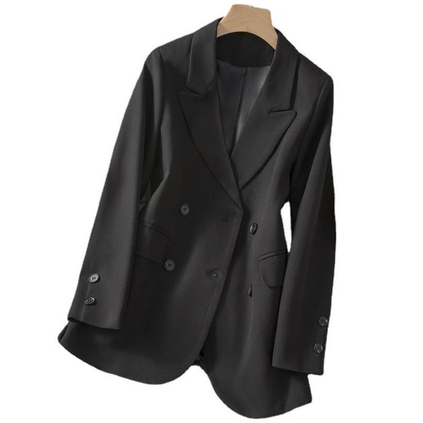 women's suits & blazers s - 3xl spring autumn office ladies turn-down collar double breasted blazer casual women solid long sleeve muje, White;black
women's suits & blazers s - 3xl spring autumn office ladies turn-down collar double breasted blazer casual women solid long sleeve muje, White;black