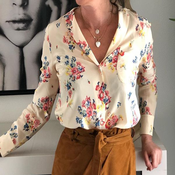 2021 new printed chic shirt women casual long sleeve elegant blouse autumn summer vintage tunic zjkj, White;black
2021 new printed chic shirt women casual long sleeve elegant blouse autumn summer vintage tunic zjkj, White;black