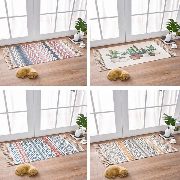 carpets retro bohemian carpet hand woven cotton linen rug bedside geometric floor mat living room bedroom home decor
carpets retro bohemian carpet hand woven cotton linen rug bedside geometric floor mat living room bedroom home decor