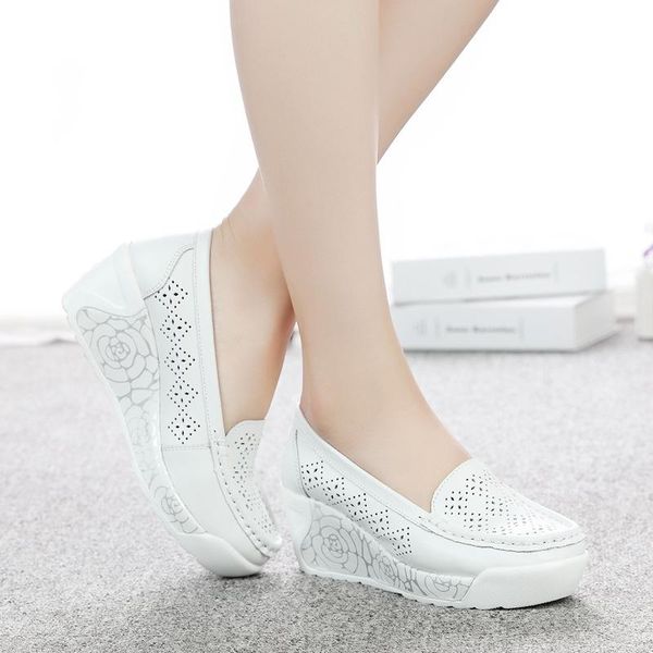 dress shoes 2021 women's wedges genuine leather platform white lady casual swing mother, Black
dress shoes 2021 women's wedges genuine leather platform white lady casual swing mother, Black