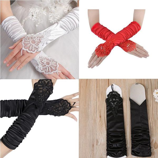 five fingers gloves fashion black white bride women beads summer girls mitten wedding party ceremonial, Blue;gray
five fingers gloves fashion black white bride women beads summer girls mitten wedding party ceremonial, Blue;gray
