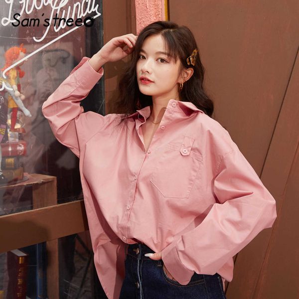 sam's tree multicolor solid high low casual shirts women 2021 spring vintage pure single breasted long sleeve ladies basic cx200618, White
sam's tree multicolor solid high low casual shirts women 2021 spring vintage pure single breasted long sleeve ladies basic cx200618, White