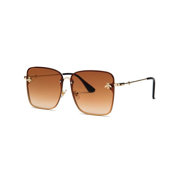retro square sunglasses women 2019 brand designer bee metal frame oversized glasses fashion female gradient shades oculos uv400
retro square sunglasses women 2019 brand designer bee metal frame oversized glasses fashion female gradient shades oculos uv400
