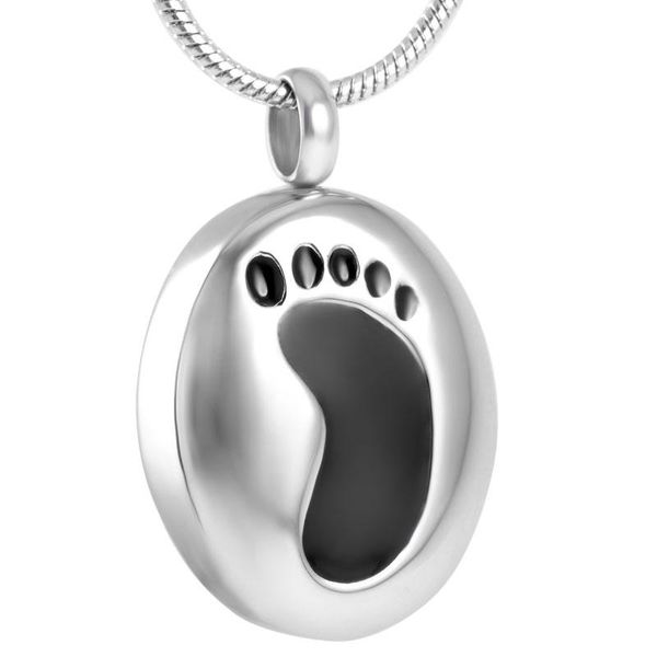 pendant necklaces ijd9179 oval shaped memorial urn ashes holder keepsake with human foot printed cremation necklace jewelry, Silver
pendant necklaces ijd9179 oval shaped memorial urn ashes holder keepsake with human foot printed cremation necklace jewelry, Silver
