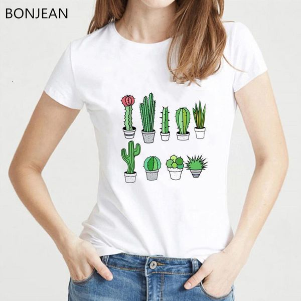 simple beauty cactus t shirt women harajuku kawaii plants printed tshirt femme 90s vogue tumblr female t-shirt drop shipping, White 
simple beauty cactus t shirt women harajuku kawaii plants printed tshirt femme 90s vogue tumblr female t-shirt drop shipping, White