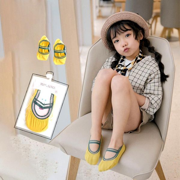 socks children's lace invisible combed cotton girl's dance spring summer breathable, Pink;yellow
socks children's lace invisible combed cotton girl's dance spring summer breathable, Pink;yellow