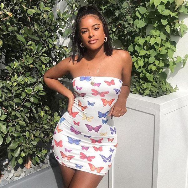 butterfly print strapless women party dress clubwear bodycon skinny wrap chest mini dresses 2021 fashion slim, Black;gray
butterfly print strapless women party dress clubwear bodycon skinny wrap chest mini dresses 2021 fashion slim, Black;gray