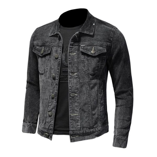 men's jackets 2021 motorcycle denim jacket all-match tooling single-breasted casual corduroy, Black;brown
men's jackets 2021 motorcycle denim jacket all-match tooling single-breasted casual corduroy, Black;brown
