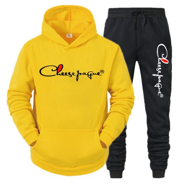 2 pieces sets tracksuit letter printing men hooded sweatshirt pants pullover hoodie sportwear suit casual sports men clothes, Gray
2 pieces sets tracksuit letter printing men hooded sweatshirt pants pullover hoodie sportwear suit casual sports men clothes, Gray