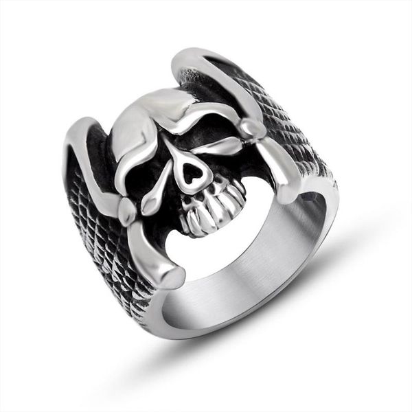 wedding rings fashion stainless steel skull ring couples men and women trendy simple punk jewelry gift s0229, Slivery;golden
wedding rings fashion stainless steel skull ring couples men and women trendy simple punk jewelry gift s0229, Slivery;golden