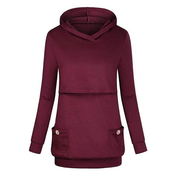 women's hoodies & sweatshirts pregnant women breastfeeding long sleeve maternity nursing hooded top, Black
women's hoodies & sweatshirts pregnant women breastfeeding long sleeve maternity nursing hooded top, Black