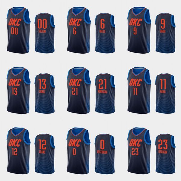 oklahoma city thunder men steven adams deonte burton terrance ferguson andre roberson nba navy custom statement jersey 01, Black;red
oklahoma city thunder men steven adams deonte burton terrance ferguson andre roberson nba navy custom statement jersey 01, Black;red