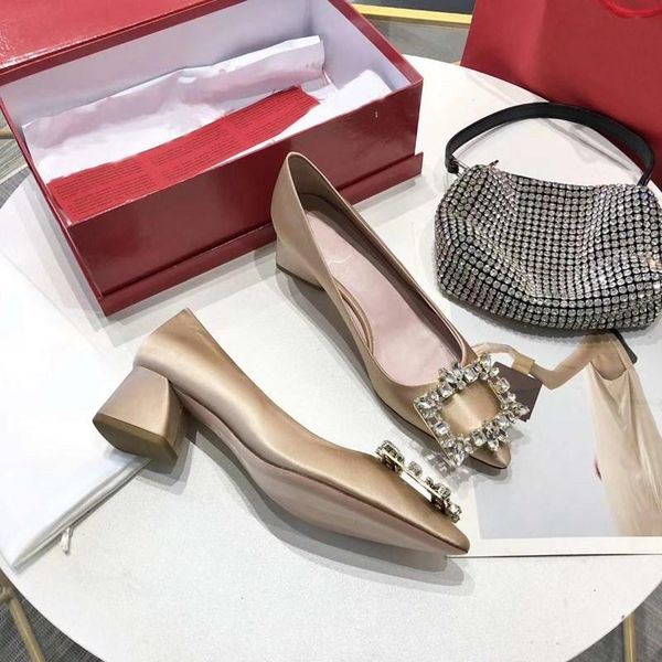 dress shoes fashion rhinestone square buckle woman high heel pointed toe thick pumps 2021 luxury designer wedding women, Black
dress shoes fashion rhinestone square buckle woman high heel pointed toe thick pumps 2021 luxury designer wedding women, Black