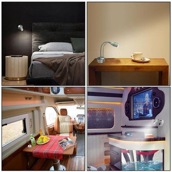 wall lamp 2pcs 12v led reading spot light warm white flexible for bedroom livingroom caravan motorhome el rv boat k6t8
wall lamp 2pcs 12v led reading spot light warm white flexible for bedroom livingroom caravan motorhome el rv boat k6t8