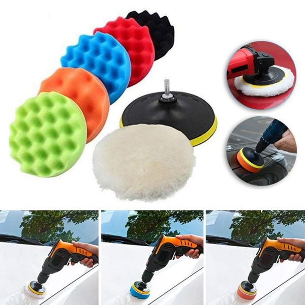 car sponge 8pcs buffing pads 3" polishing pad kit for buffer polisher waxing sanding care accessories
car sponge 8pcs buffing pads 3" polishing pad kit for buffer polisher waxing sanding care accessories
