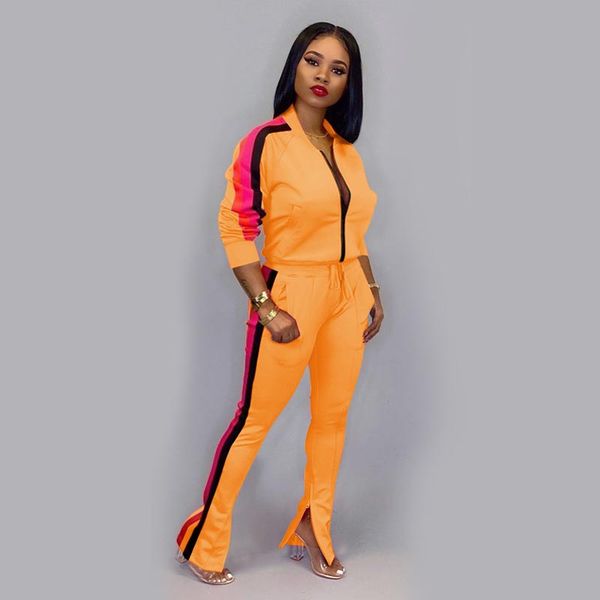 women striped patchwork tracksuit set casual crop +pants 2 piece sets for women 2020 spring two pieces sets hoodies suits, White
women striped patchwork tracksuit set casual crop +pants 2 piece sets for women 2020 spring two pieces sets hoodies suits, White