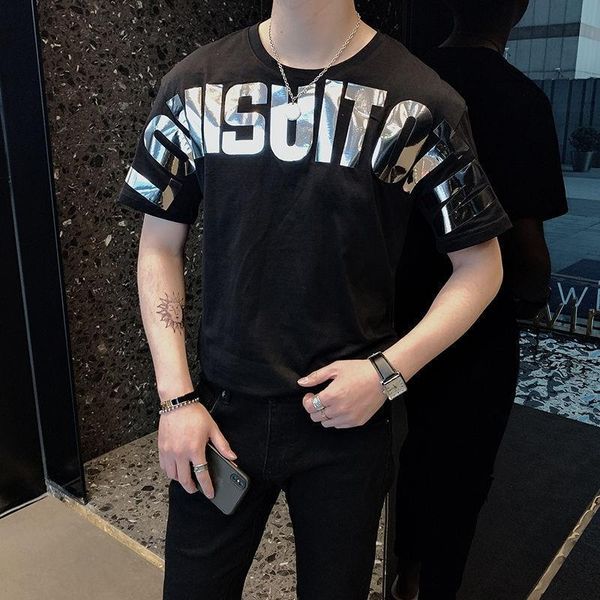 men's t-shirts england style men t-shirt short-sleeve polyester spandex shirt with metallic letter decoration fashion young summer slim, White;black
men's t-shirts england style men t-shirt short-sleeve polyester spandex shirt with metallic letter decoration fashion young summer slim, White;black