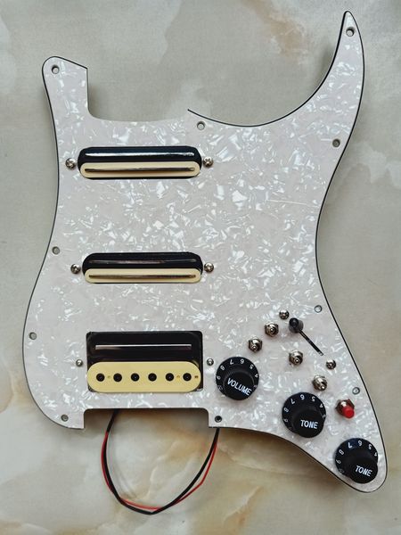 prewired ssh zebra humbucker alnico pickup st pickguard 4 single cut 7 way switch multifunction wireing harness
prewired ssh zebra humbucker alnico pickup st pickguard 4 single cut 7 way switch multifunction wireing harness