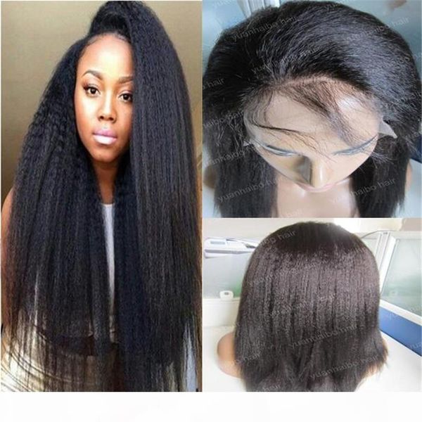 quality 8a coarse yaki human hair wig 12-24inch virgin hair glueless lace wig 150% density malaysian kinky straight full lace wig, Black;brown
quality 8a coarse yaki human hair wig 12-24inch virgin hair glueless lace wig 150% density malaysian kinky straight full lace wig, Black;brown