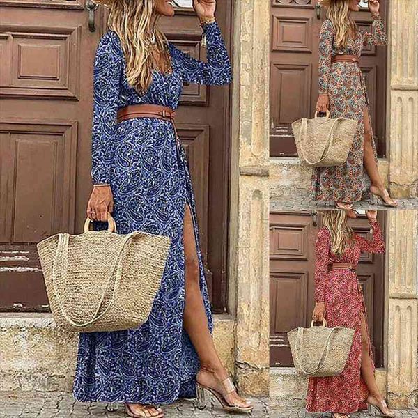 autumn boho v neck womens dresses print long casual irregular sleeves winter elegant streetwear party plus size, Black;gray
autumn boho v neck womens dresses print long casual irregular sleeves winter elegant streetwear party plus size, Black;gray