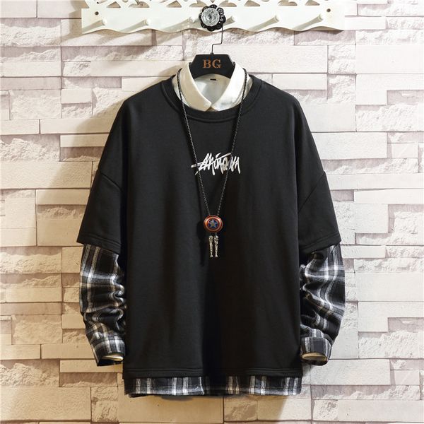 japan casual o-neck patchwork hoodie sweatshirt men thick fleece style hip hop high streetwear clothing kg-123, Black
japan casual o-neck patchwork hoodie sweatshirt men thick fleece style hip hop high streetwear clothing kg-123, Black